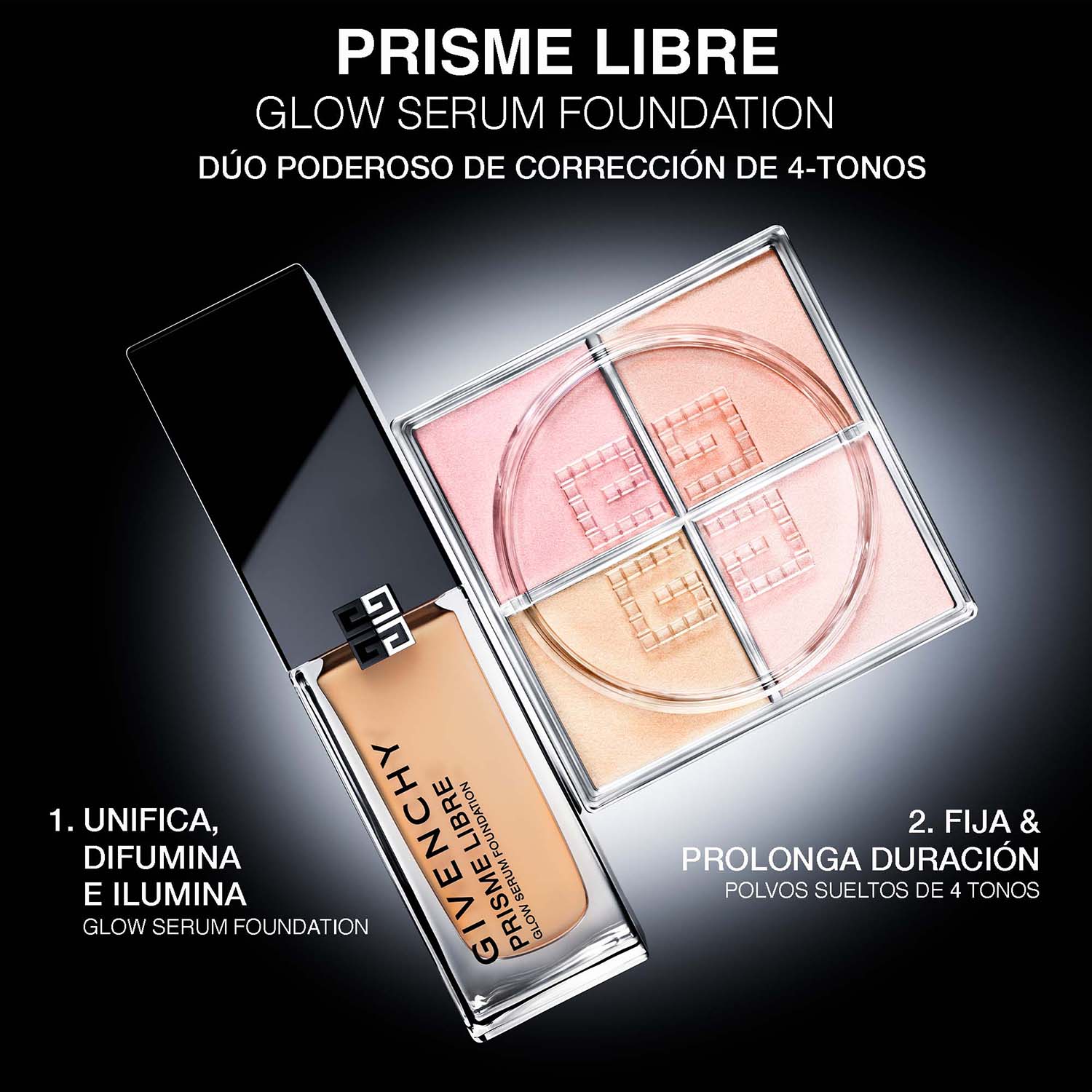 PRISME LIBRE GLOW SERUM FOUNDATION. BASE DE MAQUILLAJE EN SUERO QUE MEJORA LA PIEL, LUMINOSIDAD 24H E HIDRATACIÓN 48 H (BASE DE MAQUILLAJE EN SUERO)
